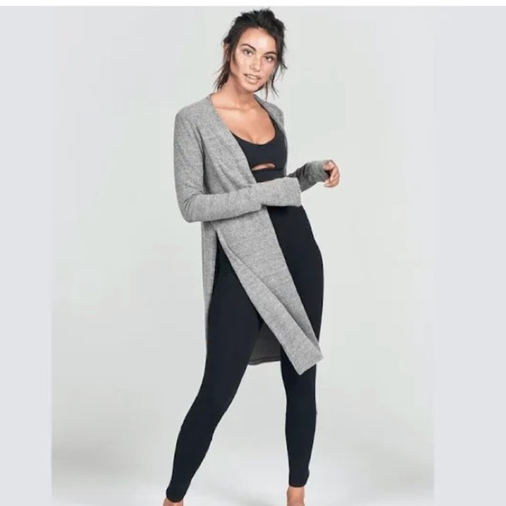 Joan Brown grey duster